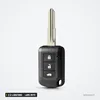 Coque de clé 2 à 4 boutons pour Mitsubishi Eclipse, Outlander, lame MIT11 - vue de profil, lame rentrée