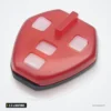 Coque de clé 2 à 4 boutons pour Mitsubishi Lancer, Outlander, Galant, Eclipse - vue de trois quarts, boutons visibles