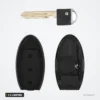 Coque de clé 2 à 4 boutons pour Nissan Altima, Maxima, Murano, Sentra - lame seule et coque ouverte