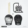 Coque de clé 2 à 4 boutons pour Nissan Qashqai, Juke, Micra - pièces détachées: lame, clip et coque