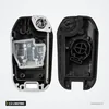 Coque de clé 2 à 4 boutons pour Nissan Versa, Sentra, Altima, Maxima - coque ouverte en deux parties, mécanisme visible