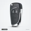 Coque de clé 2 à 5 boutons pour Chevrolet, Opel, Buick - télécommande fermée, lame rentrée, finition chromée