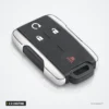 Coque de clé 2 à 5 boutons pour Chevrolet Silverado, Colorado, GMC Sierra - télécommande quatre boutons avec bouton d'alarme