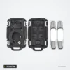 Coque de clé 2 à 5 boutons pour Chevrolet Silverado, Colorado, GMC Sierra - deux coques et deux lames détachées