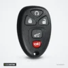 Coque de clé 2 à 5 boutons pour Hummer H3, Chevrolet Colorado, Buick, GMC - télécommande cinq boutons, autre disposition