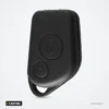 Coque de clé 2 boutons pour Citroën Saxo, Berlingo, Xsara, Peugeot 306/307/406 - boîtier deux boutons vue de face