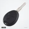 Coque de clé 2 boutons pour Land Rover Discovery, LR3 (1999-2004) - vue de face, deux boutons, forme ovale