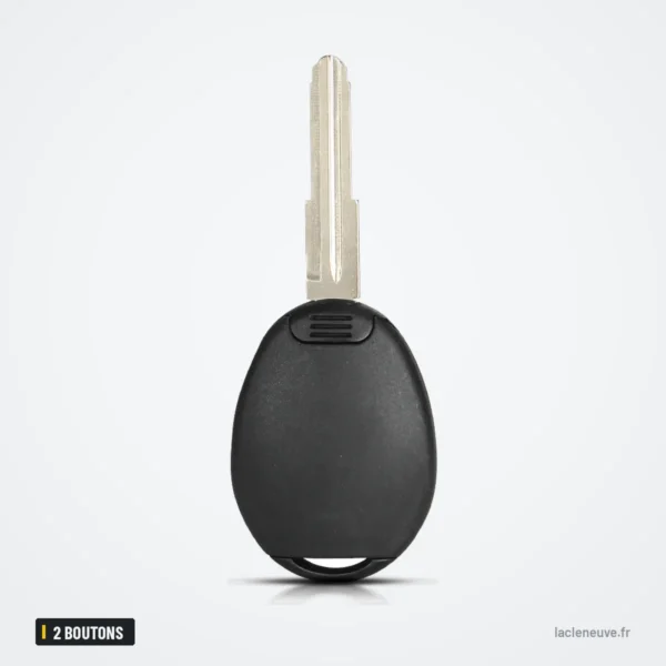 Coque de clé 2 boutons pour Land Rover Discovery, LR3, Sport - dos de la coque, lame rentrée
