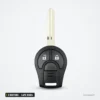 Coque de clé 2 boutons pour Nissan Micra K14, Juke, March, Sunny, lame NSN14 - télécommande sans lame vue de face