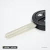 Coque de clé 2 boutons pour Nissan Micra K14, Juke, March, Sunny, lame NSN14 - clé avec lame vue de profil