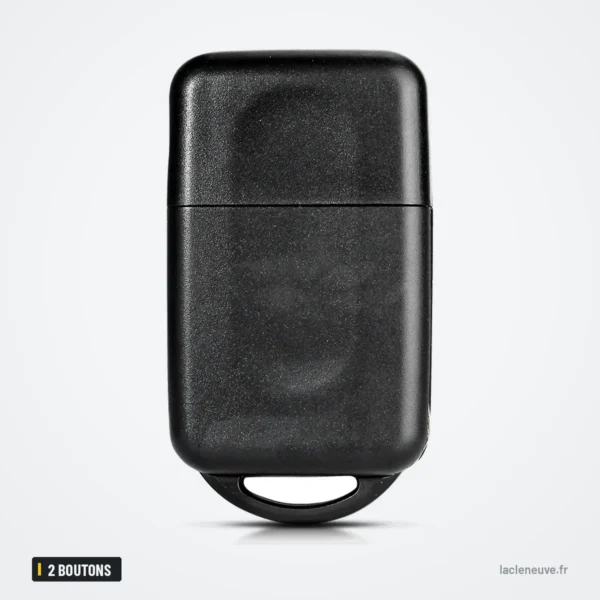 Coque de clé 2 boutons pour Nissan Qashqai, Juke, Micra, X-Trail - dos de la coque, face arrière lisse