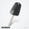 Coque de clé 2 boutons pour Opel Astra, Corsa, Zafira, Insignia, lame HU100 - vue de face, deux boutons, lame en bas