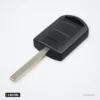 Coque de clé 2 boutons pour Opel Corsa, Meriva, Astra, Combo - vue de face, lame déployée