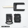 Coque de clé 2 boutons pour Opel Corsa, Tigra, Agila, Meriva, lame HU100 - lame et coque démontée, pièces séparées