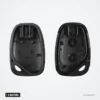Coque de clé 2 boutons pour Opel Vivaro, Renault Trafic, Nissan Primastar - coque ouverte, intérieur vide