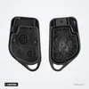 Coque de clé 2 boutons pour Peugeot 306, 307, 406, Citroën Berlingo - coque ouverte, intérieur vide