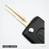 Coque de clé 2 boutons pour Peugeot 4007, 4008, Citroën C-Crosser, lame MIT11R - gros plan de la lame seule