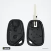 Coque de clé 2 boutons pour Renault Trafic, Master, Vivaro, Kangoo - coque ouverte avec lame rigide à l'intérieur