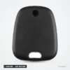 Coque de clé 2 boutons sans logo pour Peugeot, Citroën, Toyota, lame VA2/HU83 - vue de dos, coque lisse sans anneau
