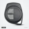Coque de clé 2 boutons pour Suzuki Swift, Grand Vitara, SX4, Jimny - coque 2 boutons, vue de face