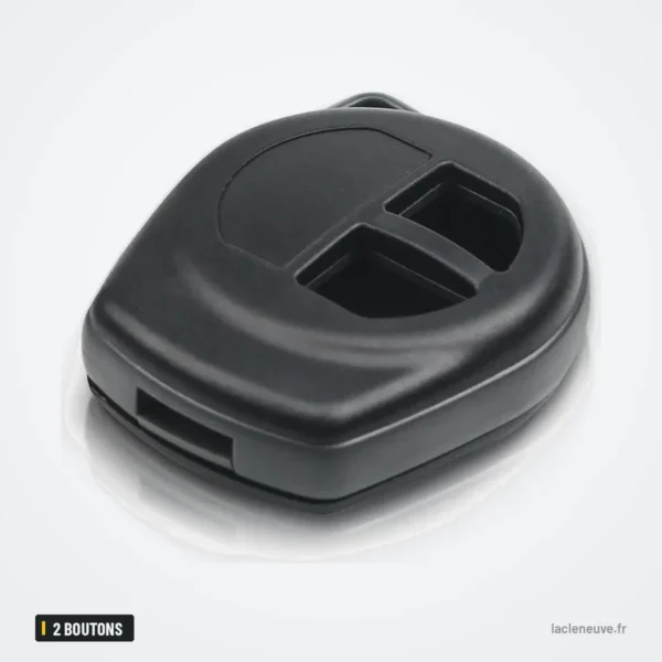 Coque de clé 2 boutons pour Suzuki Swift, Grand Vitara, SX4, Jimny - coque 2 boutons, forme ovale