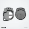Coque de clé 2 boutons pour Suzuki Swift, Grand Vitara, SX4, Jimny - coque ouverte, les deux parties du boîtier