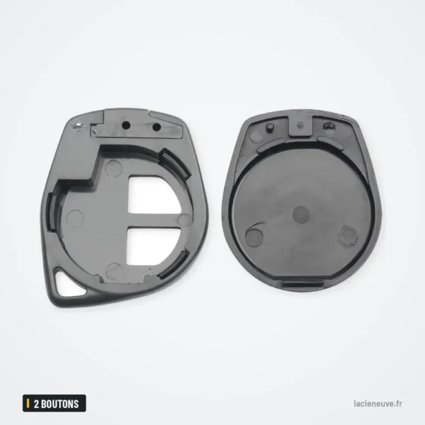 Coque de clé 2 boutons pour Suzuki Swift, Grand Vitara, SX4, Jimny - coque ouverte, les deux parties du boîtier