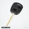 Coque de clé 2 boutons pour Toyota Camry, Rav4, Corolla, Prado, lame TOY43 - clé à deux boutons avec lame droite