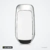 Coque de clé 2 ou 3 boutons pour Renault Clio, Mégane, Dacia Logan, Sandero - coque chromée, vue de face