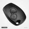 Coque de clé 2 ou 3 boutons pour Renault, Dacia, Nissan, sans lame - vue de face, icônes de verrouillage visibles