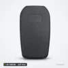 Coque de clé 2 ou 3 boutons pour Toyota Camry, RAV4, Corolla, Prado, lame TOY43 - dos de la coque, surface lisse sans lame