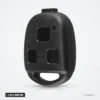 Coque de clé 2 ou 3 boutons pour Toyota Yaris, Land Cruiser, Lexus RX300, ES300 - vue de face, boutons et trou d'anneau