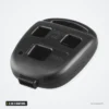 Coque de clé 2 ou 3 boutons pour Toyota Yaris, Land Cruiser, Lexus RX300, ES300 - vue de face, trois boutons arrondis