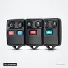 Coque de clé 3/4/5 boutons pour Ford Escape, Transit, Connect - trois télécommandes alignées, plusieurs boutons