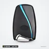 Coque de clé 3/4 boutons pour Hyundai Tucson, Santa Fe, Genesis, lame TOY40 - dos de la coque