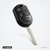 Coque de clé 3 à 5 boutons pour Ford Edge, Explorer, Escape, Fusion - clé à lame fixe, deux boutons