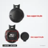 Coque de clé 3 boutons pour BMW Mini Cooper R56, lame vierge - comparaison avec et sans porte-pile