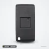 Coque de clé 3 boutons pour Fiat Scudo, Peugeot Partner, lame HU83 ou VA2 - coque seule, vue de face lisse