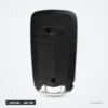 Coque de clé 3 boutons pour Ford Focus, Mondeo, Fiesta, lame FO21 ou HU101 - dos lisse, vue arrière sans bouton