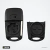 Coque de clé 3 boutons pour Kia Rio, Ceed, Sportage, Hyundai i30 - coque ouverte, intérieur visible