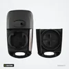 Coque de clé 3 boutons pour Kia Rio, lame 40 - coque ouverte, mécanisme des boutons visible