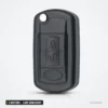 Coque de clé 3 boutons pour Land Rover Range Rover, LR3, lame HU92/HU101 - coque pliante vue de face, lame rentrée
