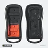 Coque de clé 3 ou 4 boutons pour Nissan Altima, Maxima, 350Z, Armada - coque ouverte, intérieur et dos côte à côte