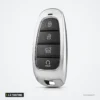 Coque de clé 4 à 7 boutons pour Hyundai Tucson, Santa Fe, Sonata - vue de dos de la coque