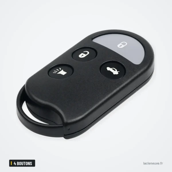 Coque de clé 4 boutons pour Nissan Maxima, Infiniti QX4 - télécommande à trois boutons, variante