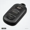Coque de clé 4 boutons pour Toyota Sequoia, RAV4, Prius, 4Runner - télécommande sans lame, trois boutons