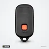 Coque de clé 4 boutons pour Toyota Sequoia, RAV4, Prius, 4Runner - deux boutons nus et bouton alarme rouge