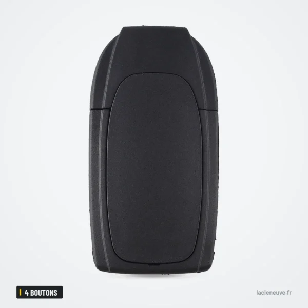Coque de clé 4 boutons pour Volvo XC90, XC70, V70, S60 - dos lisse de la coque, sans bouton