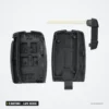 Coque de clé 5 boutons pour Land Rover Freelander 2, lame vierge - coque ouverte avec lame détachée