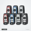 Coque de clé CAS4 3/4 boutons pour BMW Série 1, 3, 5, 7 - huit coques de couleurs différentes réunies